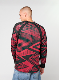 Umbro, Printed Long Sleeve Jersey, red, Image 2 of 4