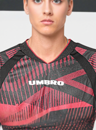 Umbro, Printed Long Sleeve Jersey, red, Image 3 of 4