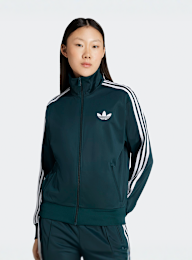 adidas Originals, Firebird Tracktop, groen, Afbeelding 1 van 5