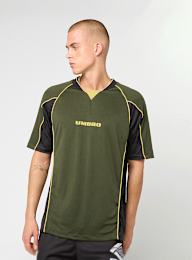Umbro, PANELLED RAGLAN SHIRT black, green, Image 1 of 4