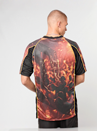 Umbro, PANELLED RAGLAN SHIRT black, red, Image 2 of 4
