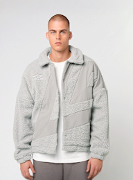 Umbro, FLEECE COACH JACKET harbor mist/ultimate gray, grey, Image 1 of 4