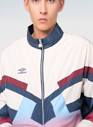 Umbro, RELAXED TRACK JACKET dark navy/white sand/vista blue, multi-colour, Image 3 of 4