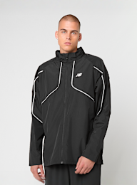 New Balance, Active Full Zip Reflective Jacket, black, Image 1 of 8