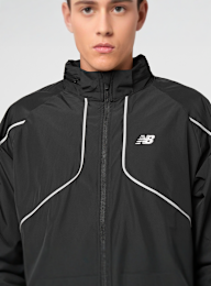 New Balance, Active Full Zip Reflective Jacket, black, Image 3 of 8
