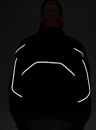 New Balance, Active Full Zip Reflective Jacket, black, Image 6 of 8