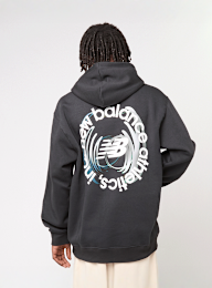 New Balance, Light Trails Graphic Hoodie, black, Image 1 of 5