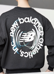 New Balance, Light Trails Graphic Hoodie, zwart, Afbeelding 4 van 5