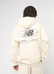 New Balance, Globe Graphic Hoodie, beige, Image 1 of 6