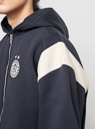 Prohibited, Cup Zip-Hoodie Dark Grey, blue, Image 4 of 7