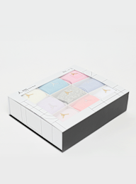Jordan, 9 PACK - JDN HOLIDAY  CREW GIFT BOX birch heather, multicolor, Afbeelding 4 van 5