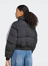 adidas Originals, Cropped Puff Jacket, black, Image 2 of 5