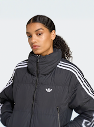 adidas Originals, Cropped Puff Jacket, black, Image 3 of 5