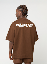 Polo Ralph Lauren, SSRLXDTEEM2-SHORT SLEEVE-T-SHIRT polo black/white, brown, Image 1 of 5