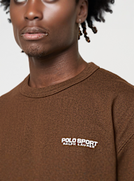 Polo Ralph Lauren, SSRLXDTEEM2-SHORT SLEEVE-T-SHIRT polo black/white, brown, Image 3 of 5