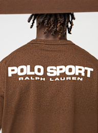 Polo Ralph Lauren, SSRLXDTEEM2-SHORT SLEEVE-T-SHIRT polo black/white, brown, Image 4 of 5