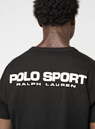 Polo Ralph Lauren, SSRLXDTEEM2-SHORT SLEEVE-T-SHIRT polo black/white, black, Image 4 of 5