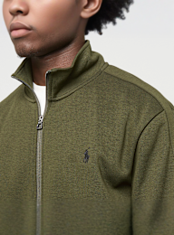 Polo Ralph Lauren, Long Sleeve Fullzip Sweatshirt, zielony, Obraz 3 z 4