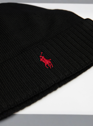 Polo Ralph Lauren, FO HAT-COLD WEATHER-HAT hunter navy, black, Image 3 of 3