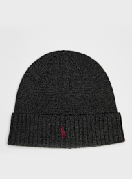 Polo Ralph Lauren, FO HAT-COLD WEATHER-HAT dark granite hthr, grey, Image 1 of 3