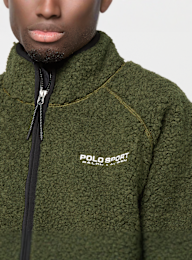Polo Sport Ralph Lauren, LSFZM6-LONG SLEEVE-FULL ZIP company olive, green, Image 3 of 4
