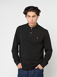 Polo Ralph Lauren, LSKCCMSLM2-LONG SLEEVE-KNIT polo black, black, Image 1 of 4