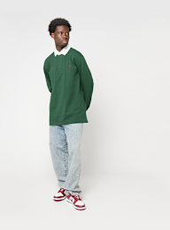 Polo Ralph Lauren, LS RUGBY M3-LONG SLEEVE-KNIT pale russet/trophy cream, green, Image 4 of 4