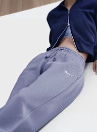 Nike, Sportswear Phoenix Fleece High-Waisted Oversized Sweatpants, fioletowy, Obraz 3 z 4