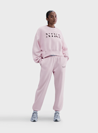 Nike, Sportswear Phoenix Fleece High-Waisted Sweatpants, light pink, Image 4 of 4