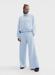 Nike, Sportswear Mid-Rise Wide-Leg Track Pants, blue, Image 5 of 5