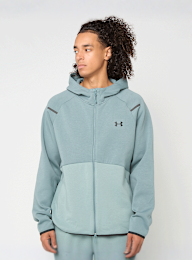 Under Armour, Unstoppable Fleece Full-Zip Hoodie, niebieski, Obraz 1 z 5