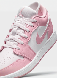 Jordan, Jordan 1 Low (GS), Pink, Image 7 of 8