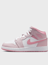 Jordan, Jordan 1 Mid (GS), Pink, Image 1 of 8