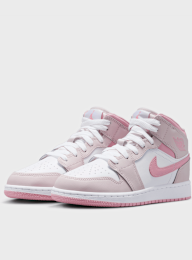 Jordan, Jordan 1 Mid (GS), Pink, Image 4 of 8