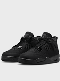 Jordan, Air Jordan 4 Retro "Black Cat" (GS), black, Image 3 of 8