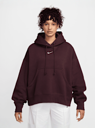Nike, Sportswear Phoenix Fleece Over-Oversized Hoodie, red, Image 1 of 3