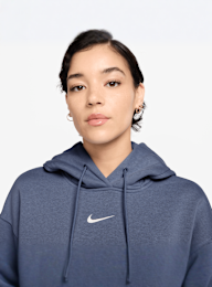 Nike, Sportswear Phoenix Fleece Oversized Hoodie, blue, Image 3 of 3