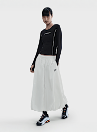 Nike, Sportswear Shox Long-Sleeve Top, black, Image 4 of 4