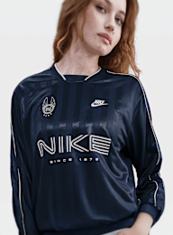 Nike, Sportswear Long-Sleeve Jersey Top, blue, Image 3 of 6