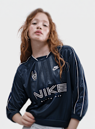 Nike, Sportswear Long-Sleeve Jersey Top, blue, Image 4 of 6