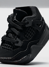 Jordan, Air Jordan 4 Retro "Black Cat" Toddlers, black, Image 7 of 7