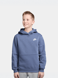 Nike, Sportswear Club Fleece Hoodie, blue, Image 1 of 3