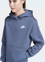 Nike, Sportswear Club Fleece Hoodie, blue, Image 3 of 3