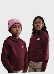 Nike, Sportswear Club Fleece Hoodie, red, Image 1 of 4