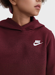 Nike, Sportswear Club Fleece Hoodie, red, Image 3 of 4