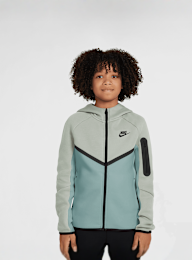 Nike, Sportswear Tech Fleece Full-Zip Hoodie, blue, Image 1 of 3