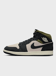 Jordan, Air Jordan 1 Mid SE summit white/blue chill-black, beige, Image 1 of 8