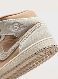 Jordan, Air Jordan 1 Mid Se hemp/lt orewood brn sail, white, Image 8 of 9