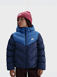 Nike, Sportswear All Day Therma-FIT Loose-Fit Puffer Jacket, blue, Image 1 of 4