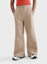 Nike, Sportswear Club Fleece Wide-Leg Pants, beige, Image 1 of 4